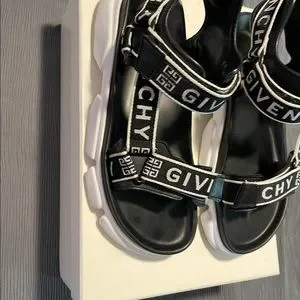 Givenchy Logo Tape Sandals Men’s Size 9 Givenchy | Shoes | Givenchy Logo Tape Sandals Mens Size 9  main image 2